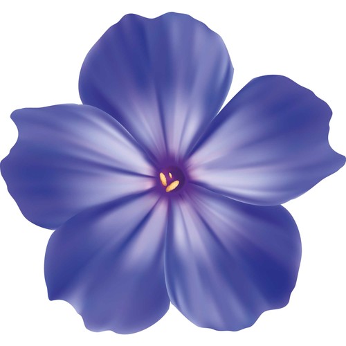 Aufkleber petunie blau sticker - petunie,