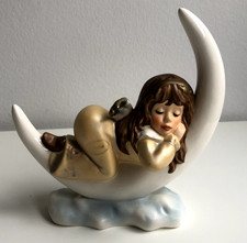 Goebel Champagner Engel im Mond  - Wie neu - OVP