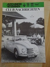 CLUB NACHRICHTEN - AUTO UNION