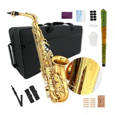 Golden Alto Saxophone Eb Flat