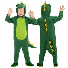 Kostüm Drache grün Jungen