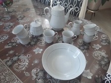 Teeservice Porzellan für 6