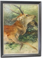 Oil painting "Killed Roebuck"