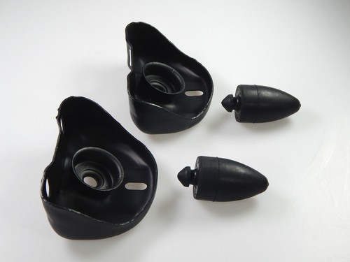 Lagerbock mit gummipuffer - 2x,