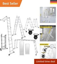 Platzsparende Aluminiumleiter