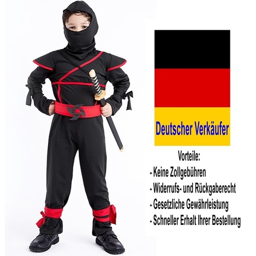Ninja kinder kostüm - ninja,