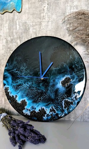 Handgefertigte epoxidharz uhr - handgefertigte,
