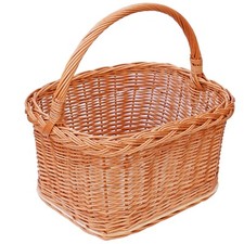 NEU! Einkaufskorb Weidenkorb Groß Autokorb Korb Korbwaren Weide Präsent KZ61Q