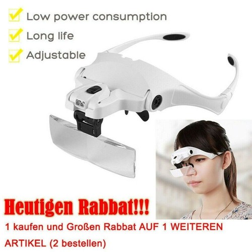 Profi led kopflupe stirnlupe - profi,