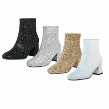 Chunky heels ankle - ankle, boots
