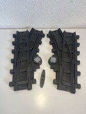 2x Eisenbahn Schiene Weichen