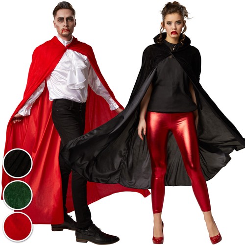 Samt umhang dracula cape - dracula,