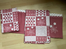 Vintage Bettwäsche 70er Jahre 135 x 200 Blumen Muster 2 tlg. 2 Stück NEU + OVP