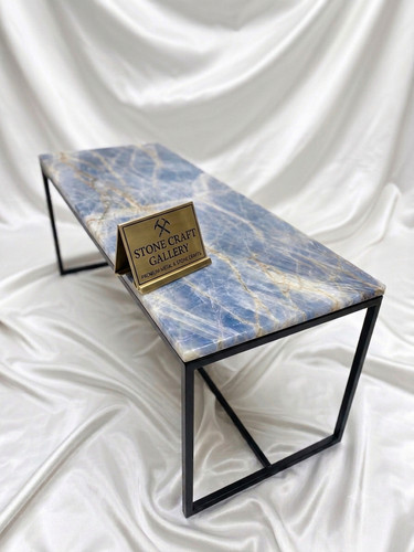 Handmade esstisch blue onyx - esstisch,