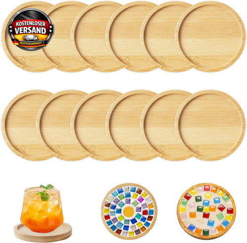 Bambus untersetzer holz - untersetzer,