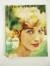 Alte Modezeitschrift - Jardin des modes Avril 1958 Numero 436 Französisch