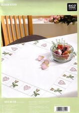 Tischdecke Rosenknospen 90 x 90 von RICO Design 67219