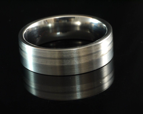 Ring edelstahl silber marke - ring,