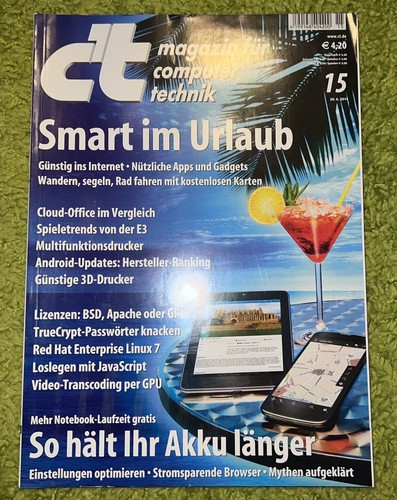 Heise magazin zeitschrift - ct,