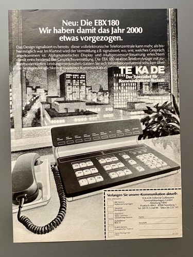 Telefonanlage ebx 180 - ka,