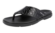 PRADA Leder Kroko Zehentrenner