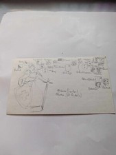 Postcard Hand Drawn St Galen