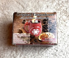 Original Tassenfeuer Feuertasse Feuerzangenbowle Geschenk OVP Weihnachten Winter