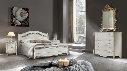 Klassisches bett doppelbett - bett,