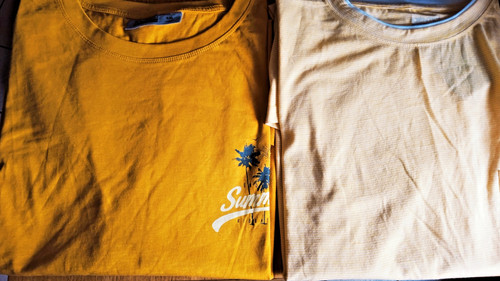 Shirts herren gelb und - gelb,