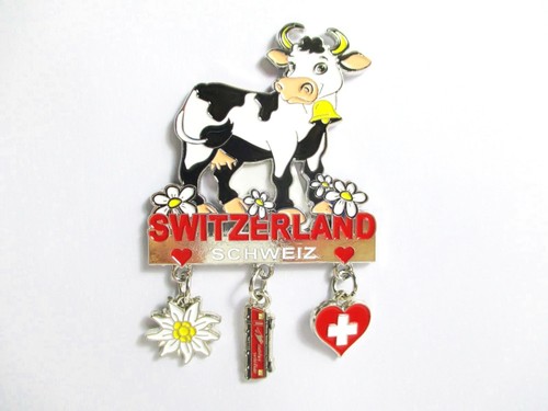 Schweiz kuh magnet - kuh,