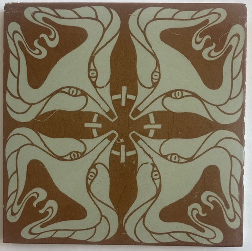 Originale jugendstil fliese - originale,