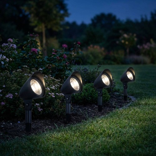 Led gartenstrahler erdspieß - gartenstrahler,