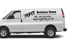 Geschäft Werbung Aufkleber für Vans Anhänger Transite groß x 3 Vinyl Aufkleber