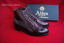 Alden Pferdeleder Shell Cordovan 7 E Ultra Rare MTO Cap Toe Boot Oxblood V-Cleat