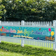 Jugendweihe Banner 300x50cm