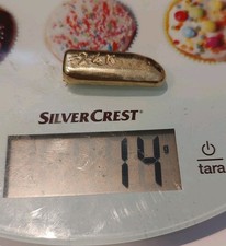 Scrap Gold Bar, 14 g Beschr. lesen ! Festplatten,Handys,Pins,Platinen Recycling
