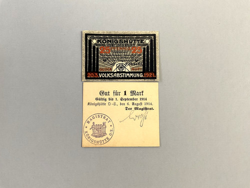 Konigshutte germany notgeld - notgeld, 2
