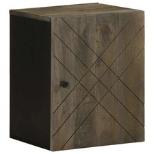 Bad-Wandschrank Schwarz