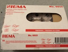 8x Kassenrollen Additionsrollen 57 mm Thermo Ec-Cash Rollen Sigma 6015