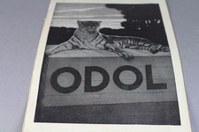 ODOL + Hupfelds Phonola - Jugendstil Reklame auf Papier  ~1900    /S128
