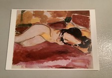 Kunst postkarte liegender - 1,