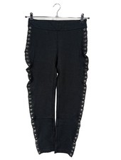 ANNE FONTAINE Stoffhose Damen Hose Gr. DE 38 schwarz Casual-Look