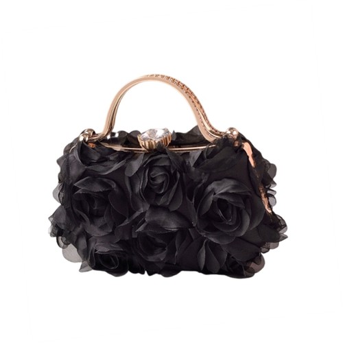 Rose evening handbag with - evening,