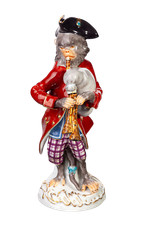 Meissen figur affe als - figur,