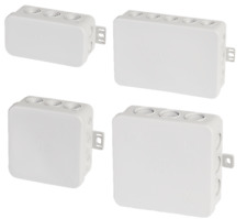 5-10 x  Feuchtraum Kabel Abzweigdosen Verteilerdose Abzweigkasten IP54 Aufputz