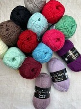 Cygnet reine Wolle natürlich weich Superwash DK 50g Ball zum Häkeln Strickgarn