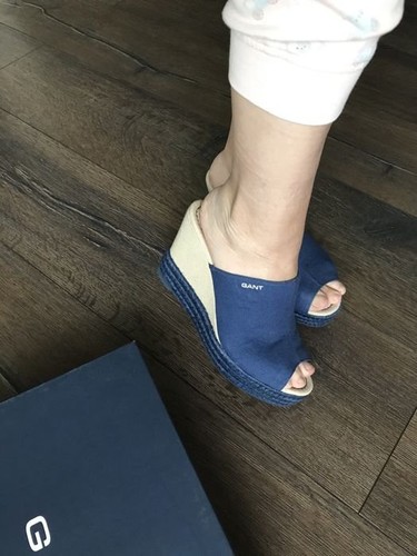Women gant clogs navy - women,