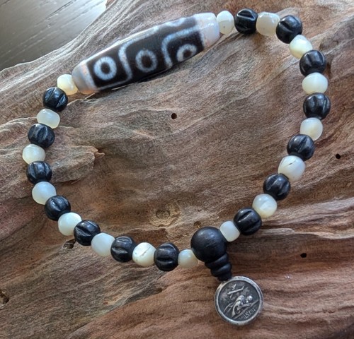 Armband mit dzi perle - mit, aus