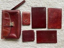 vintage AIGNER Konvolut Leder