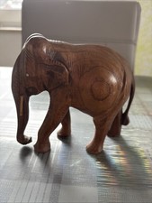 Elefant holzfigur statue - holzfigur,